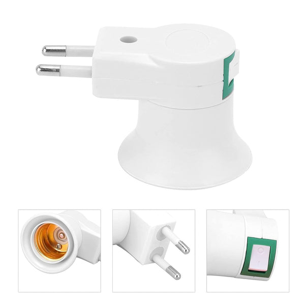 Adaptateur de Douille de Lampe E27 avec Interrupteur - My Store